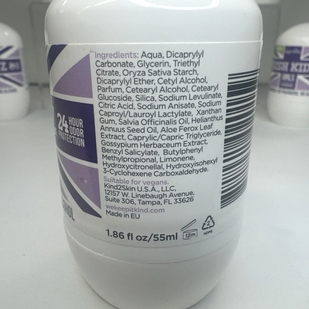 10 Pack Keep It Kind Fresh Kidz Girls Natural Deodorant 1.86 Fl Oz Purple